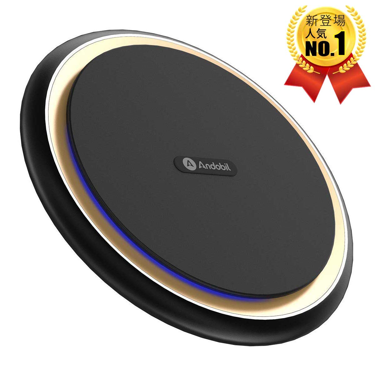 Andobil　15Wワイヤレスチャージャー スマホワイヤレス充電器